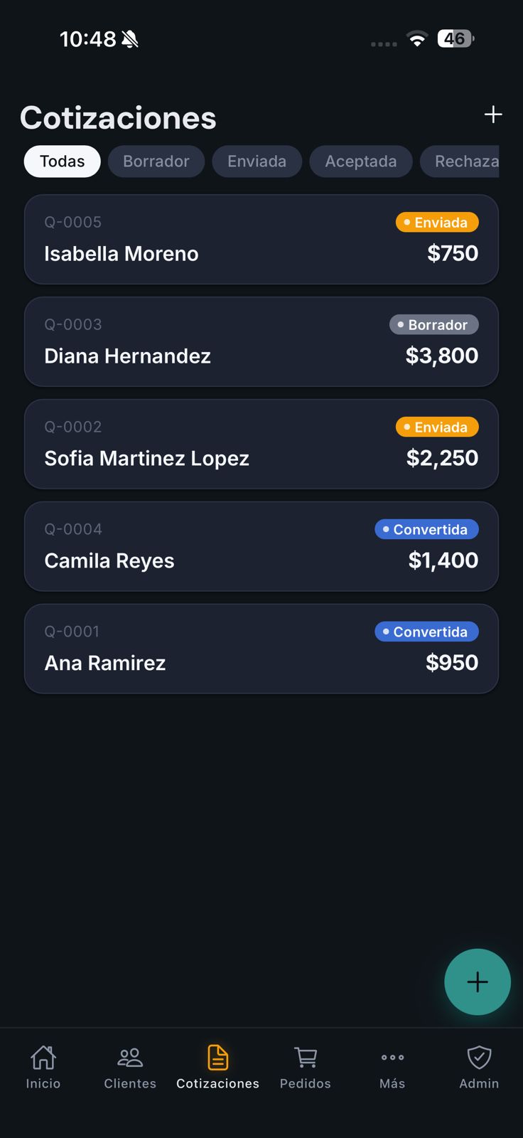 Cotizaciones